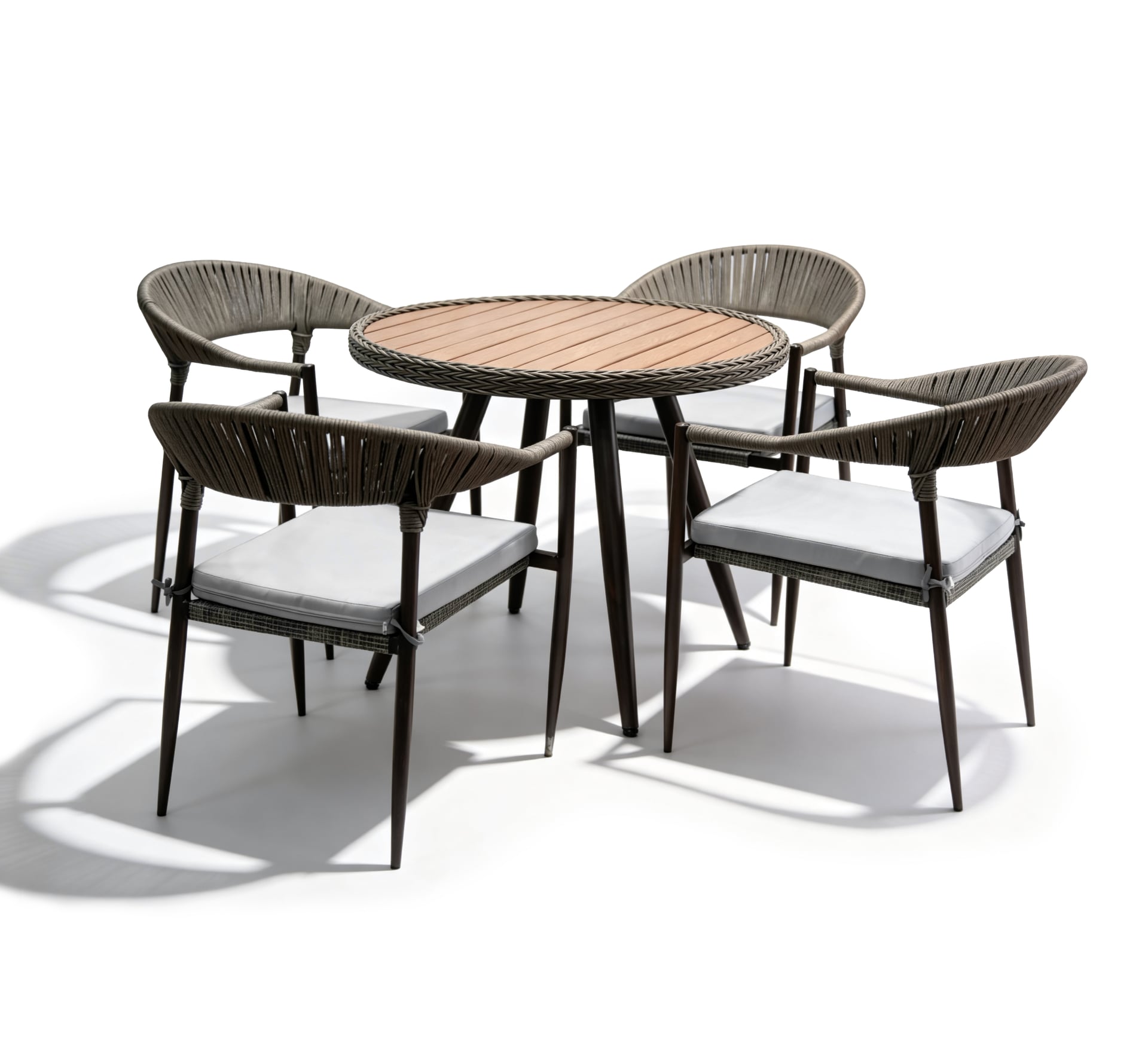 Dark Brown Table with 4 chairs